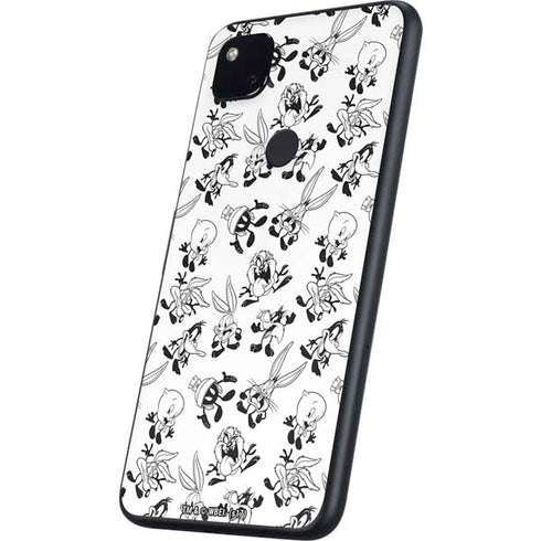 Looney Tunes Big Head Pattern Google Pixel 4a Skin